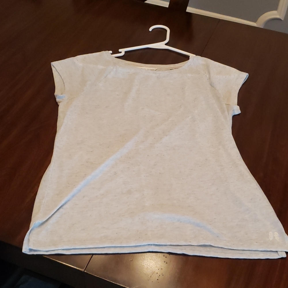 Light blue top